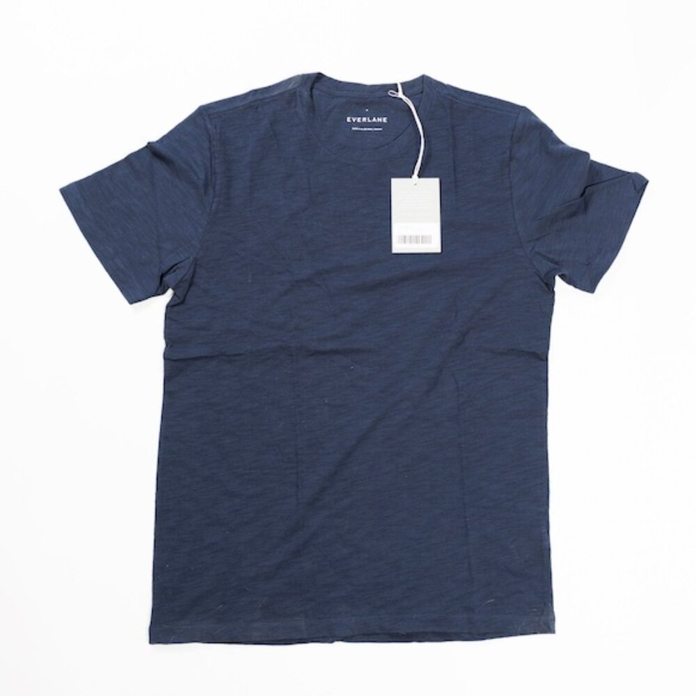 Everlane Men's Blue Short Sleeve T-Shirt